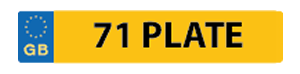 Dark Horse Detailing 71 Plate